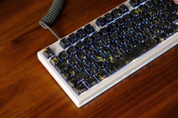 Golden Night Sky PBT Keycap Set