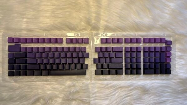 Purple Gradient Topographic Side Printed Keycap