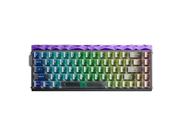 AULA HERO68 HE 65% Wired Hot-Swappable Gaming Keyboard (Black Mist Clears - Jade Emperor Magnetic Axis Switch)