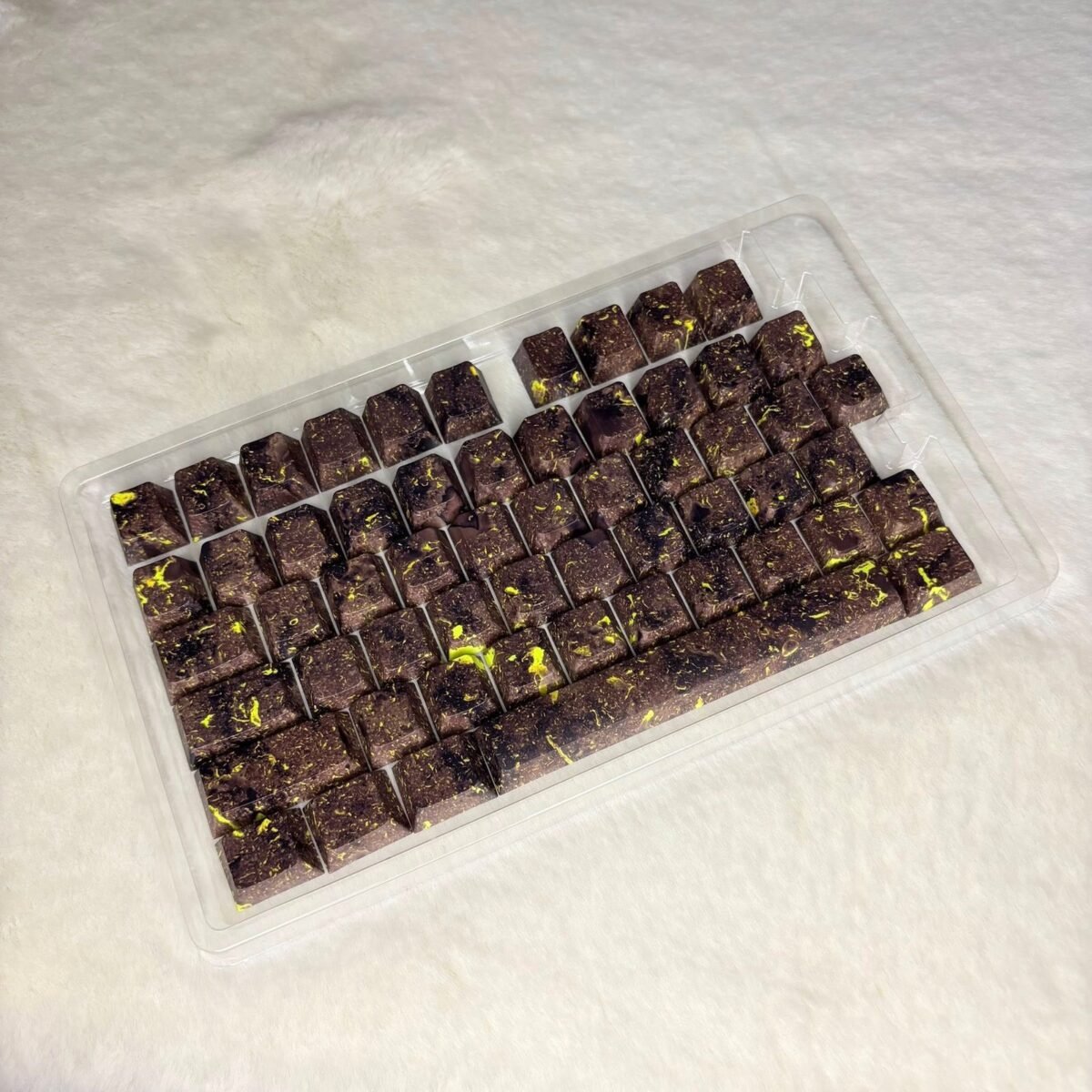 Golden Night Sky PBT Double-Shot Side-Printed Cherry-Profile Shine-Through 131-Keys Keycap - Image 3