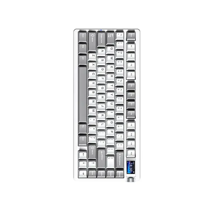 AULA Nova 75 Galaxy Gray AULA Nova75 Tri-mode Mechanical Keyboard with TFT Display - Image 1
