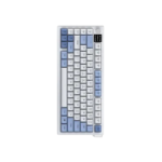 Ajazz AF82 Tri-mode Membrane Keyboard Glacier Blue