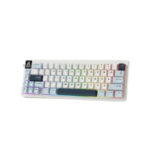 Ajazz AK650 Wired Blue White Blue Mechanical Keyboard - Image 2
