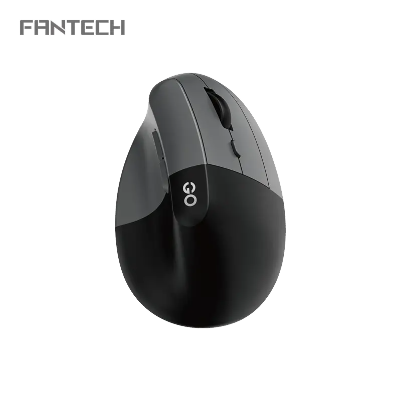 Fantech_W195R_GO_COMFY_Grey 1 FANTECH W195R Go Comfy Vertical Ergonomic Mouse - Image 1