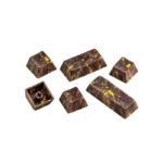 Golden Night Sky PBT Double-Shot Side-Printed Cherry-Profile Shine-Through 131-Keys Keycap
