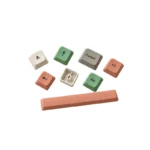 Green-White-Ash-Brown-Orange PBT Dye-Sublimated Top-Printed XDA-Profile Not-Shine-Through 140-Keys keycap
