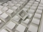 White Solid PBT Double-Shot Side-Printed Cherry-Profile Shine-Through 132-Keys Keycap - Image 6