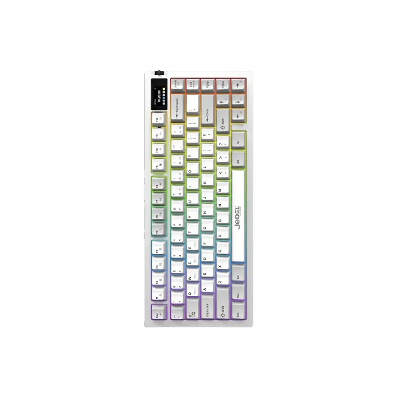 WKL-88 JeDEL Rechargeable 3-Modes Gaming Mechanical Keyboard WKL-88 JeDEL Rechargeable 3-Modes Gaming Mechanical Keyboard