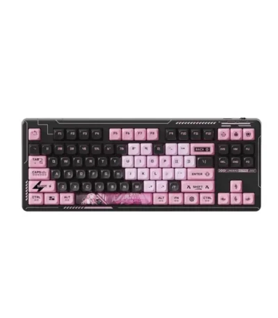 Lingbao K87 Pro mechanical keyboard in Black Myth Wukong and Elenia editions